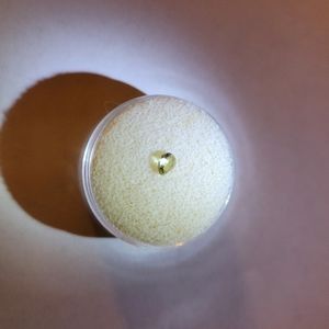 Natural Rare Green Sapphire Pear Cut  .12ctw VS